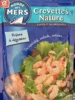 Crevettes nature Pêche Océan