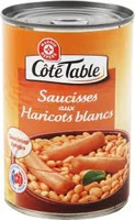 Saucisses aux haricots blancs 1/2 boite