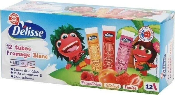 Tubes fromage blanc aux fruits