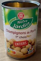 Champignons de Paris 1er choix entiers