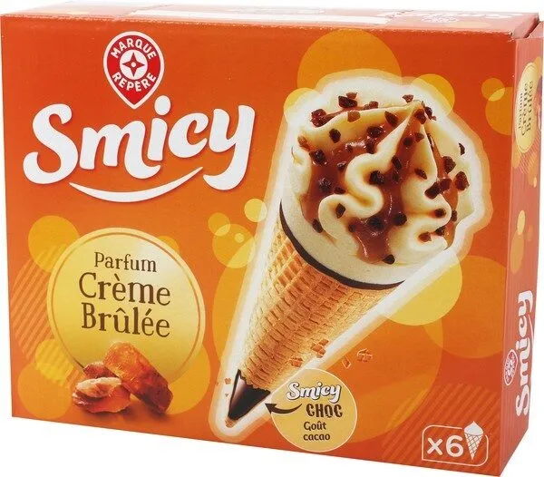 Cône crème brûlée x 6