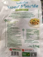 Pomme de terre spéciales vapeur et sautée