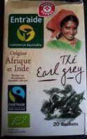 Thé Earl Grey origine Afrique et Inde Bio (20 sachets)