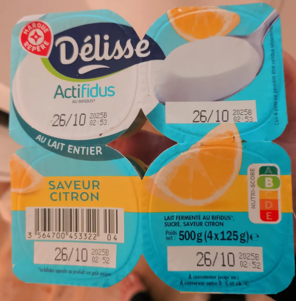 Actifidus Saveur Citron