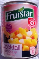 Cocktail exotique au sirop léger
