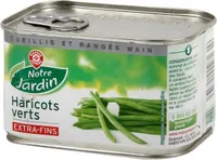 Haricots verts extra fins boîte