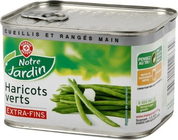 Haricots verts extra fins