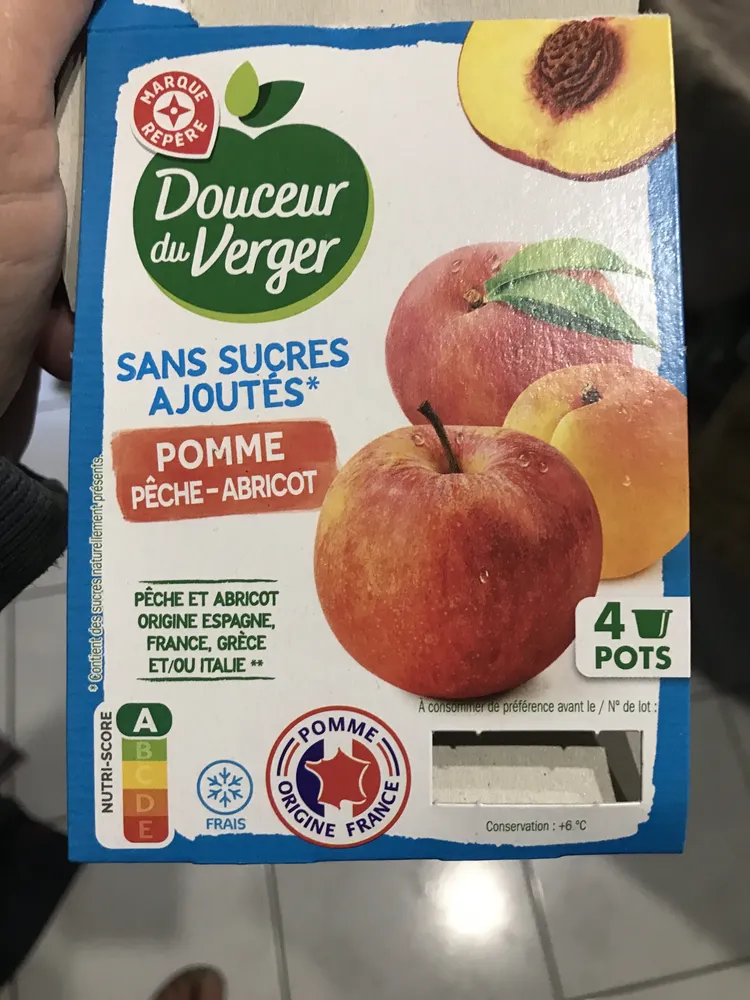 Douceur du verger - Pomme pêche & abricot