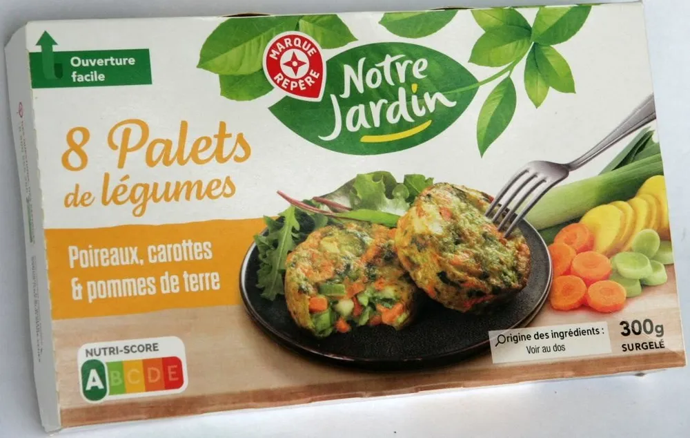 8 palets de legumes