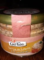 Terrine de lapin à  la moutarde