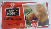 6 Nems au Porc et leur sauce