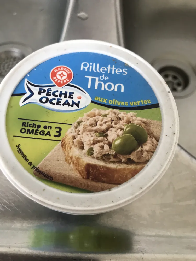 Rillettes de thon aux olives vertes