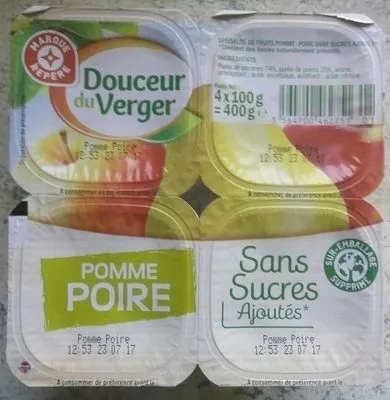 Spécialité pomme-poire sans sucres ajoutés