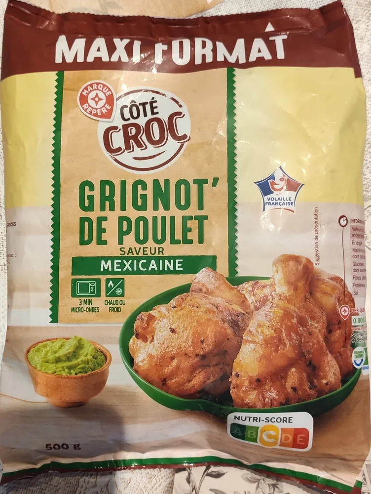 Grignot' de Poulet saveur Mexicaine