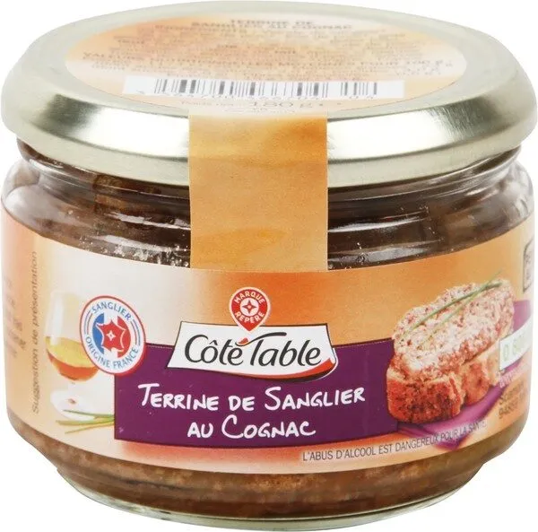 Terrine de sanglier au cognac