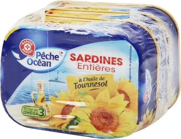 Sardine huile de tournesol