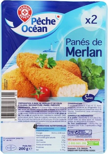 Panés de merlan