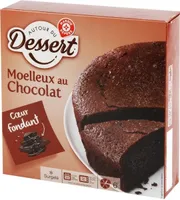 Moelleux au chocolat surgelé