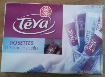 Dosettes de sucre en poudre
