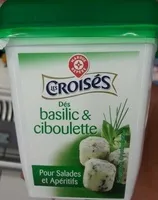Dés basilic & ciboulette pour salades et apéritifs