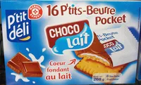 Petit beurre pocket choco-lait x 16