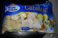 Morceaux de filets de cabillaud