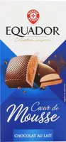Chocolat au lait fourré mousse