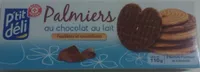 Palmiers au chocolat au lait (Feuilletés et croustillants)