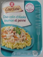 Duo colin d'Alaska saumon et penne