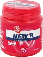 Chewing gum fraise sans sucres