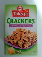 Crackers ondulés fromage et graines