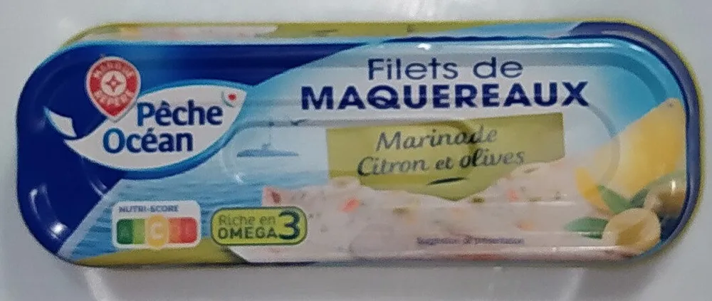 Filets de Maquereaux citron et olives