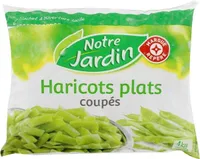 Haricots plats coupés