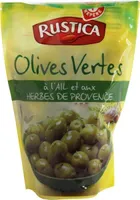 Olives vertes à l'ail et au thym