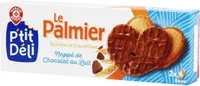 Palmiers nappe chocolat lait