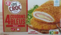 4 Cordons Bleus de Poulet, Surgelé