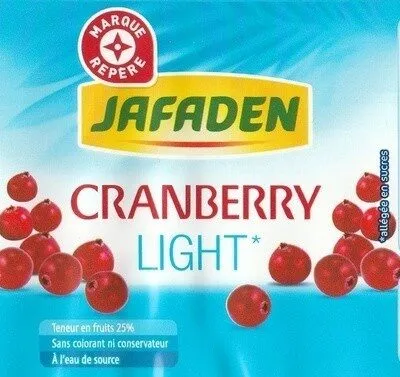 Boisson cranberry light