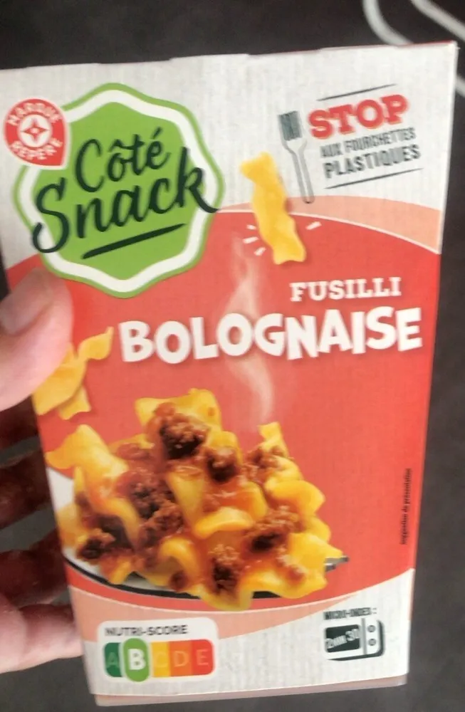 Fusilli bolognaise