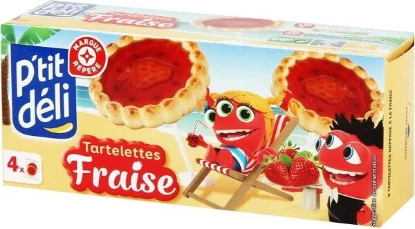 Tartelettes à la fraise x 8