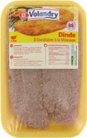 Escalopes de dinde à la milanaise x 2