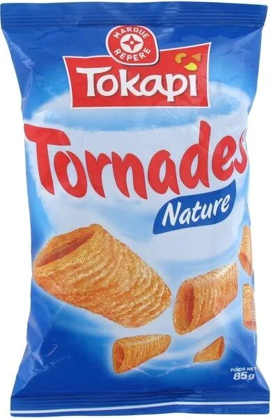 Snacks soufflés tornades nature