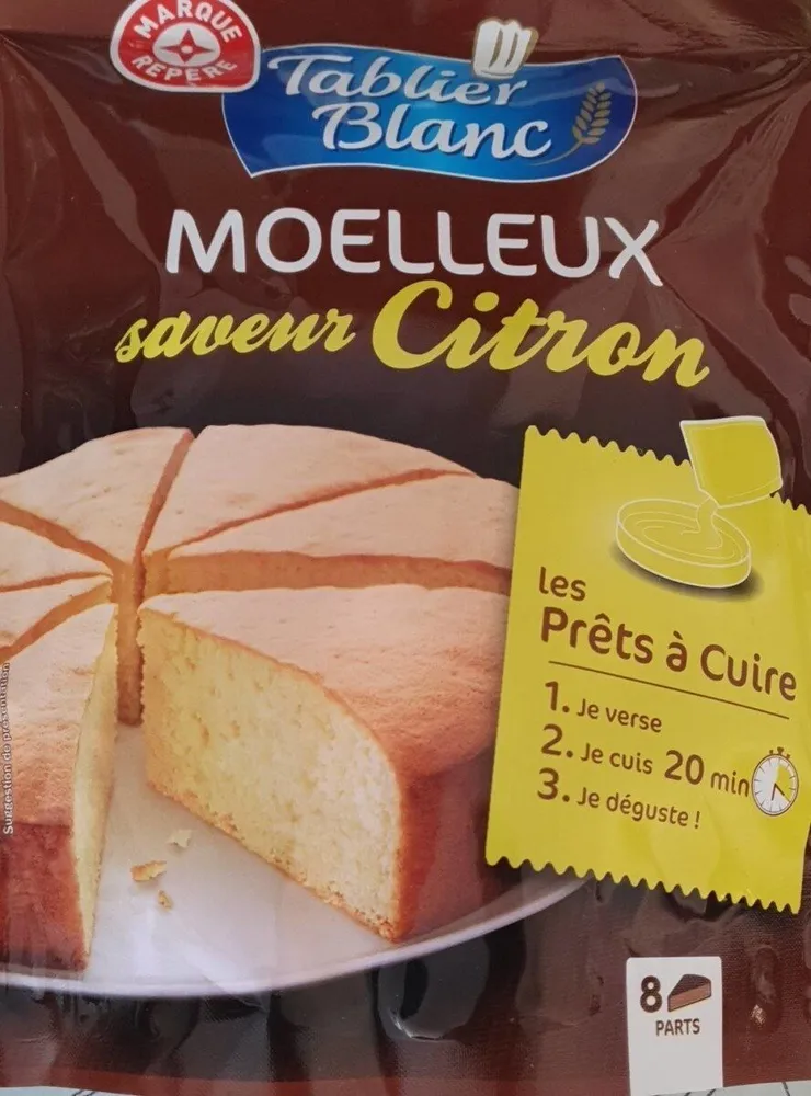 Moelleux saveur citron