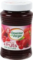 Confiture 4 fruits rouges