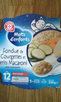 Petit Pot Mots D'enfant, Fondue De Courgette