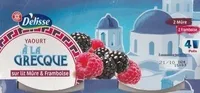 Yaourt à la Grecque sur lit Mûres et Framboises