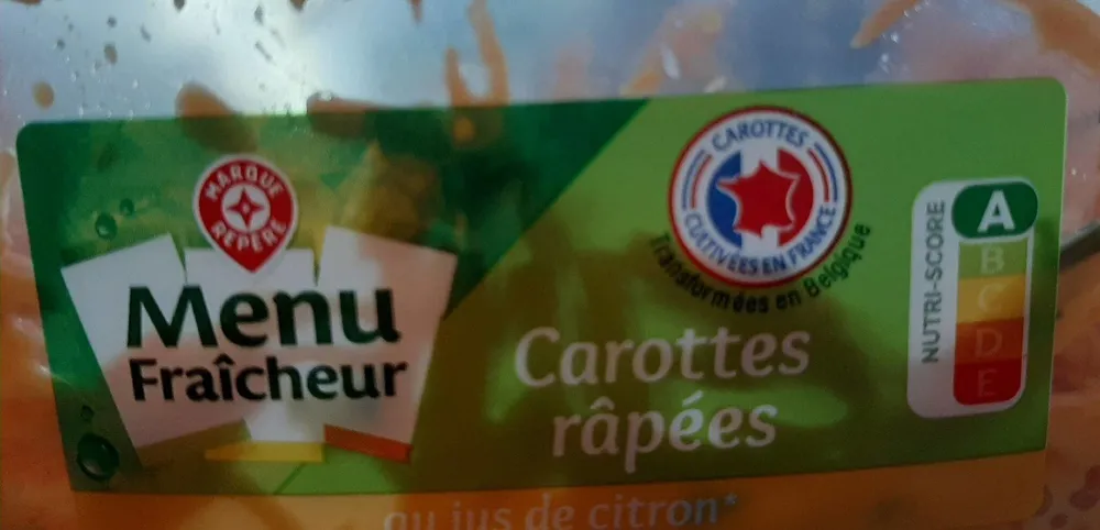 Carottes râpées au jus de citron