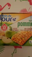 Barres céréales pomme verte