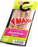 Sanwich club maxi jambon-beurre