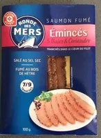 Émincé de saumon fumé aux 5 baies