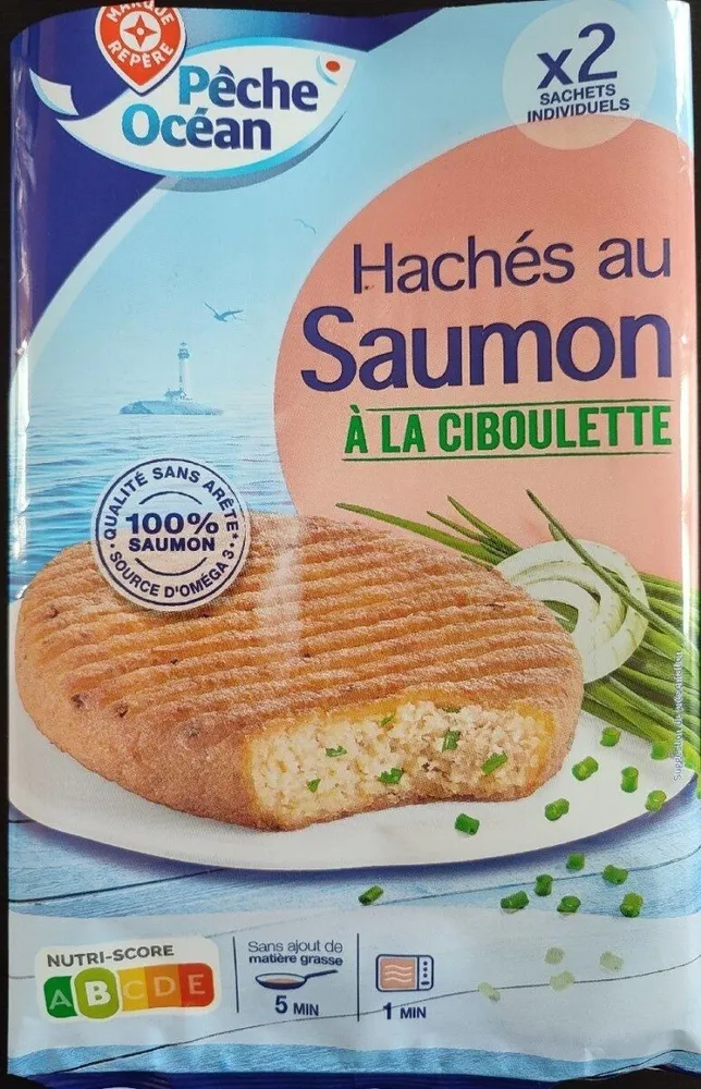Hachés au saumon à la ciboulette
